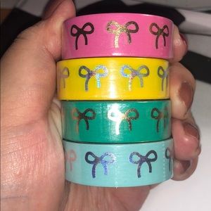Brand new BOW COLLECTION Washi Tape Set (4pcs)